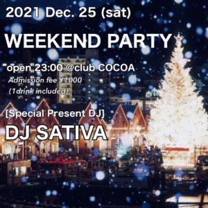 WEEKEND PARTY @ 函館 club COCOA