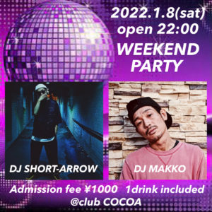 WEEKEND PARTY @ 函館club COCOA