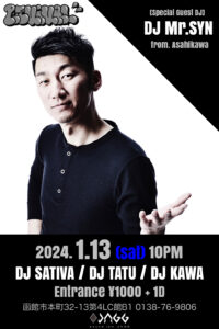 2024年1月13日(土) REVIVAL (HipHop/R&B) @ sound ism JAGG