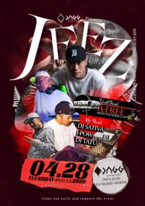 JEEZ  -HIPHOP REGGAE DANCEHALL PARTY- @ sound ism JAGG